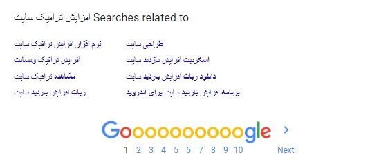 lsi پیشنهاد های گوگل